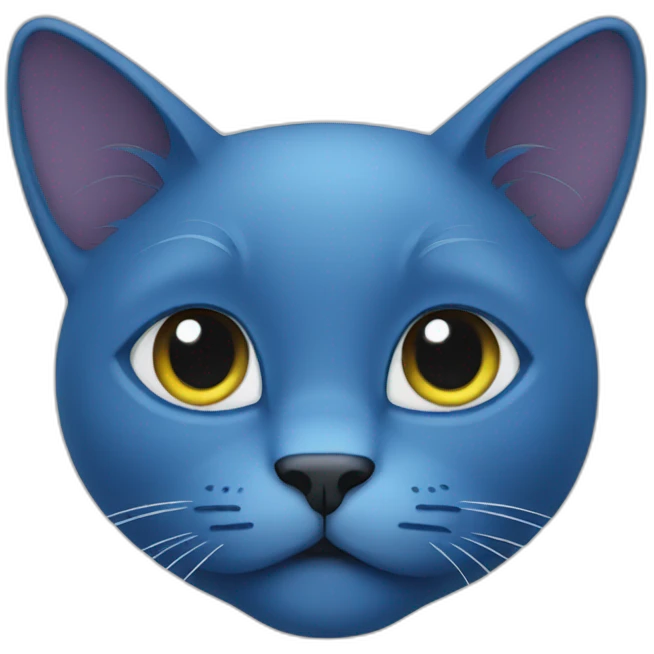 blue cat emoji