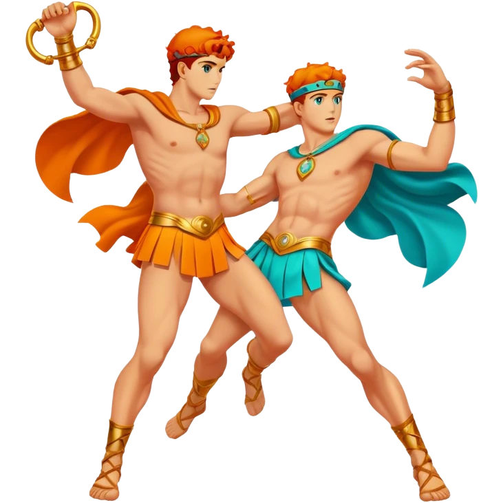 Hermes and Jason  emoji