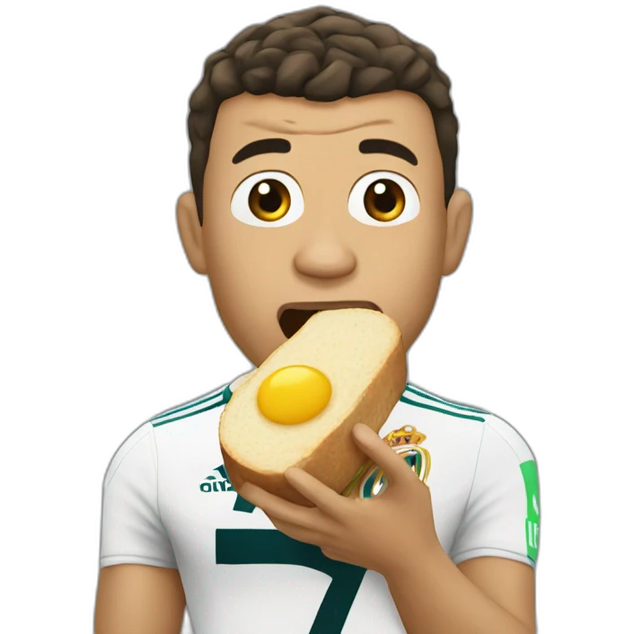 Ronaldo qui mange emoji