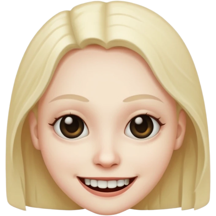 smile creepy emoji