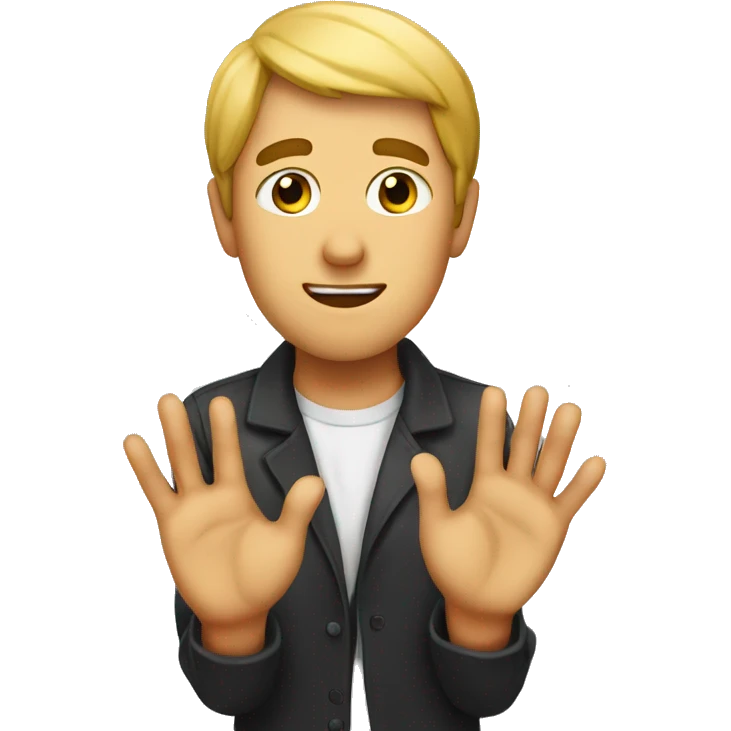  L with hands for loser emoji
