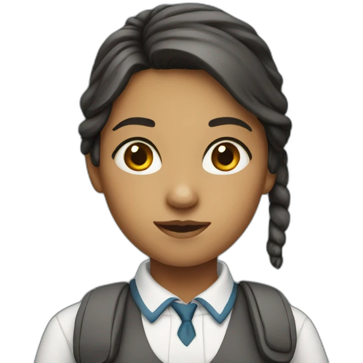 School girl emoji