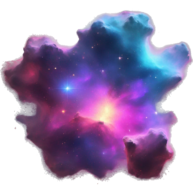 colourful bright nebula emoji