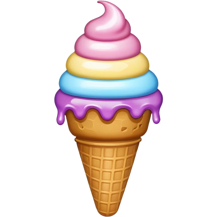 Ice cream emoji