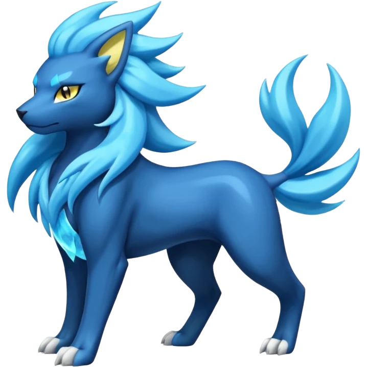 Luxray-Suicune-Amaura-Manectric-fusion emoji