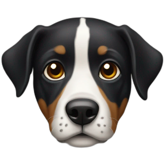 perro negro emoji