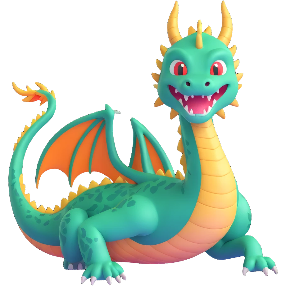 Dragon Haku from Spirited Away emoji