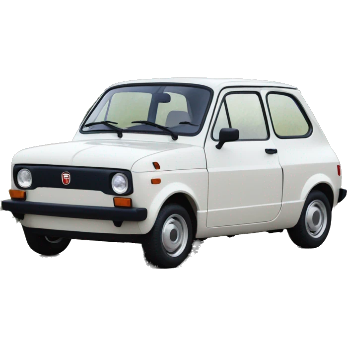 front of friendly little Fiat 126 emoji
