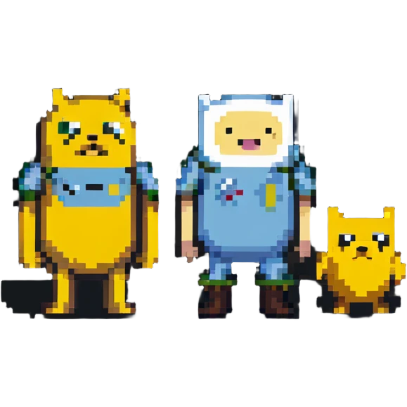 finn and jake from adventure time emoji