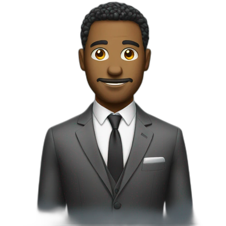 cool guy in suit emoji