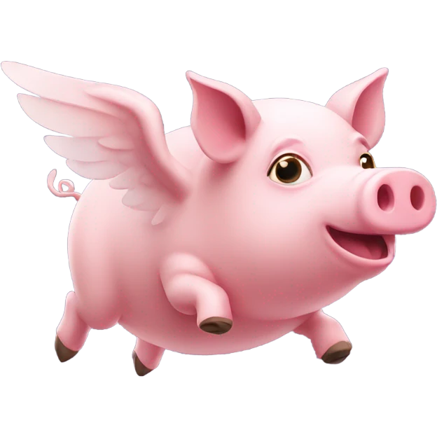 flying pig emoji