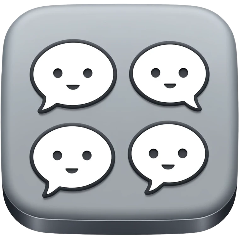 Chat dialog box 3 dots emoji
