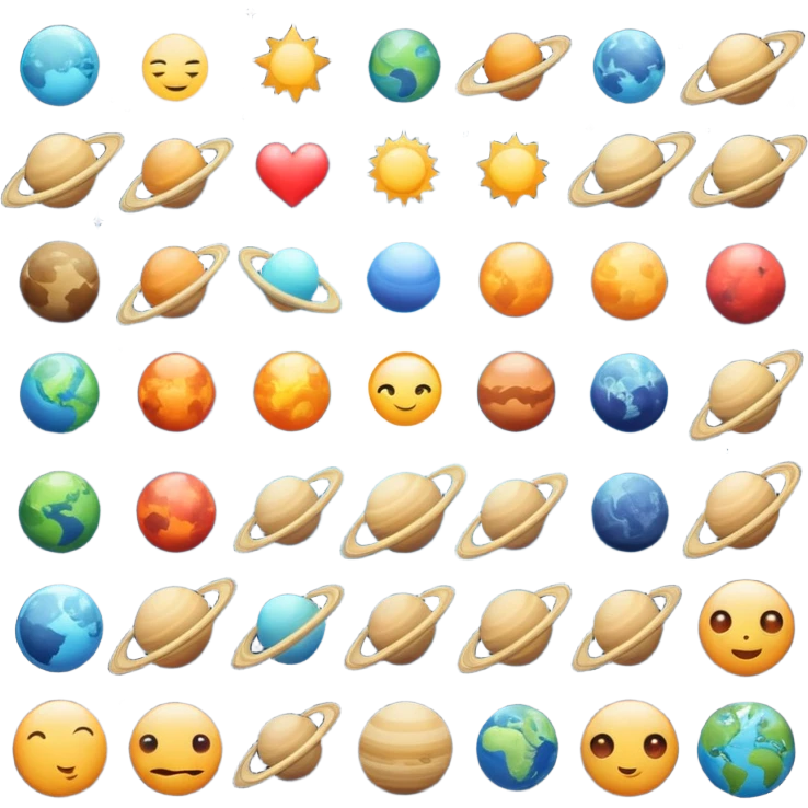 Everything in the universe emoji