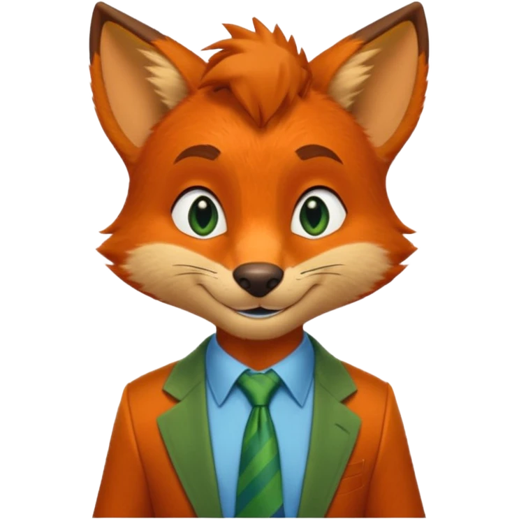 Nick Wilde from the Zootopia Disney movie emoji