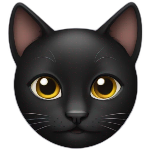 black cat  emoji