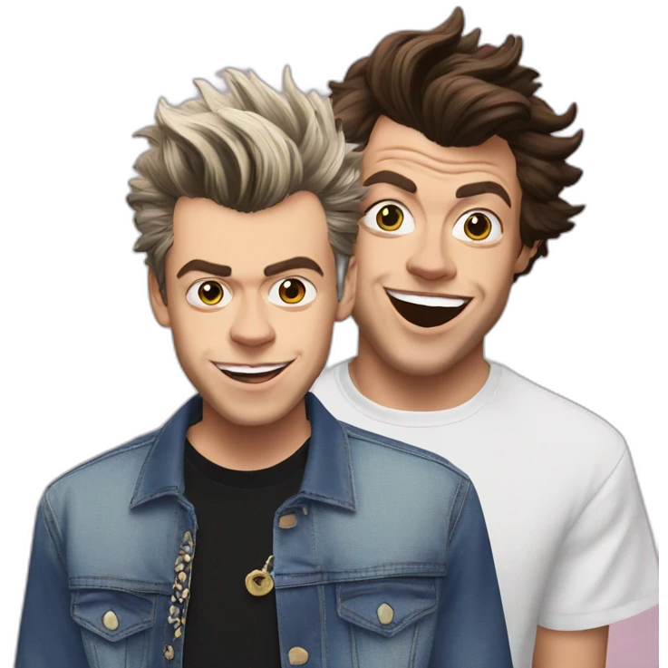 Harry styles with Bad Bunny emoji