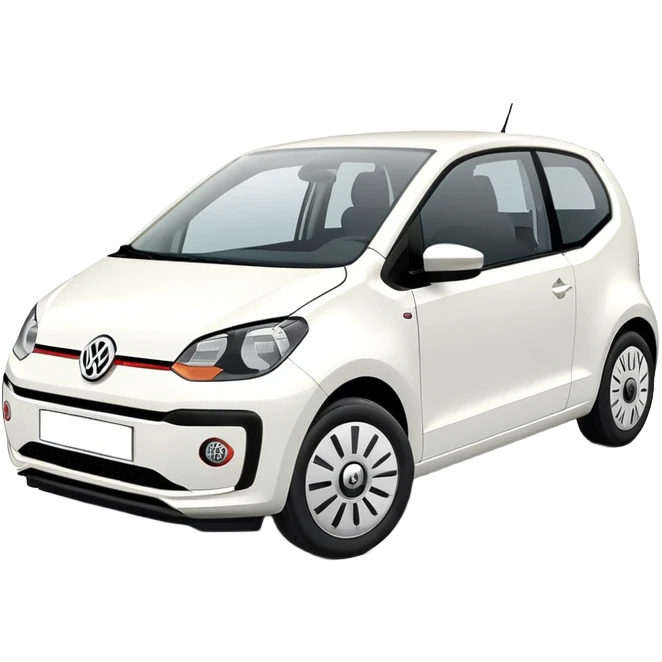 White seat car looks like vw up emoji