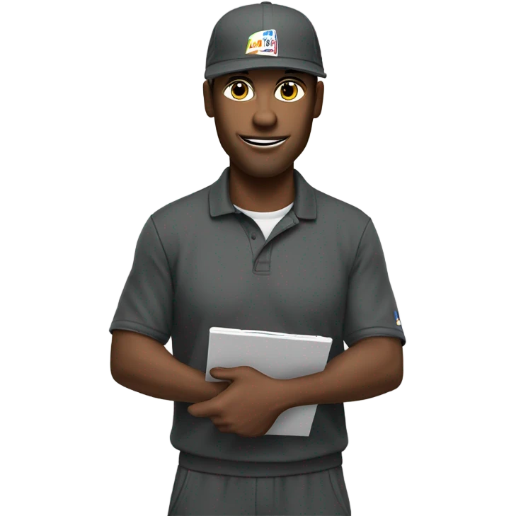 Patrick as a football coach emoji