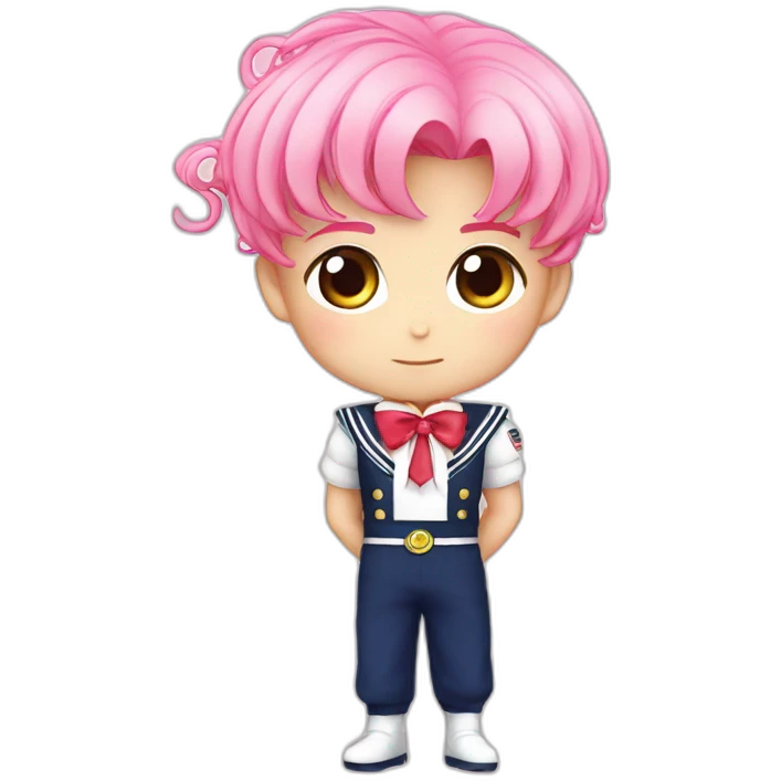 male sailor chibi moon emoji