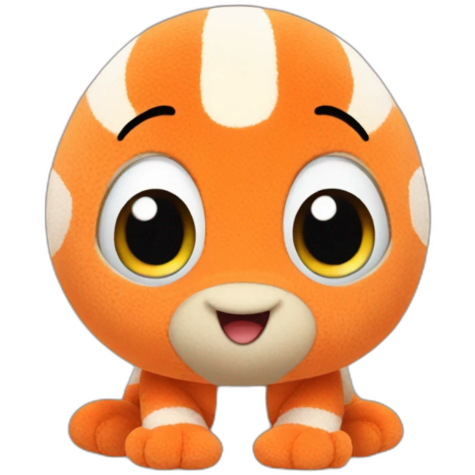 Cute Baby nemo plush emoji