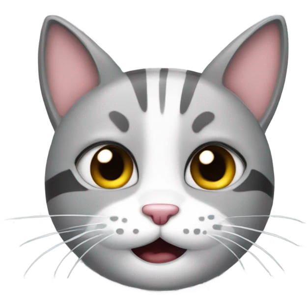 Gato cantando  emoji