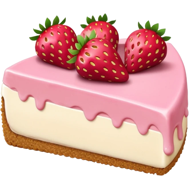 strawberry cheesecake emoji