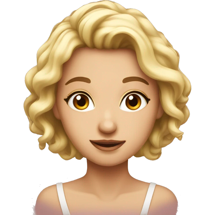 Розовая собака emoji