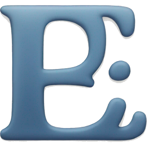 e letter emoji