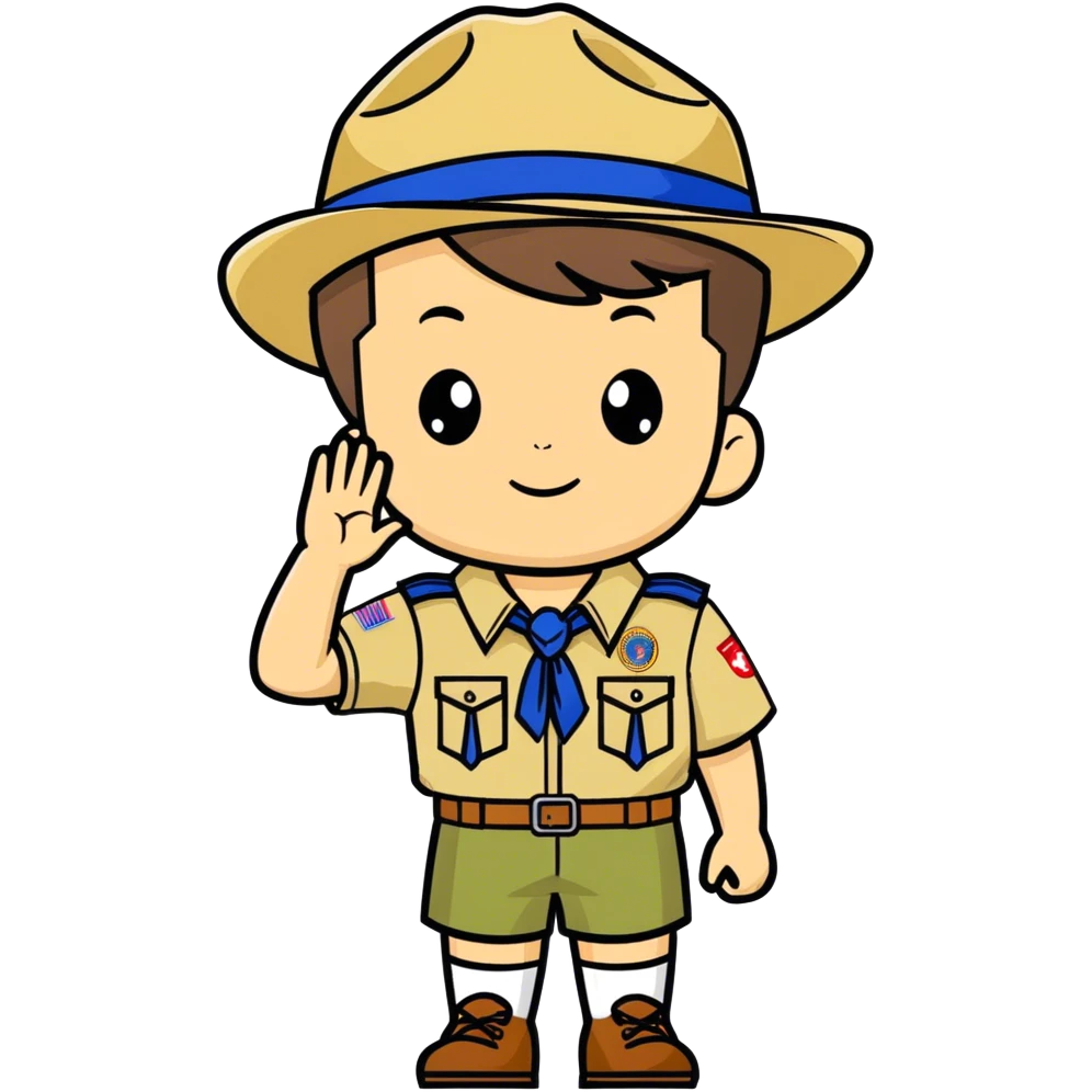 Boy scout emoji
