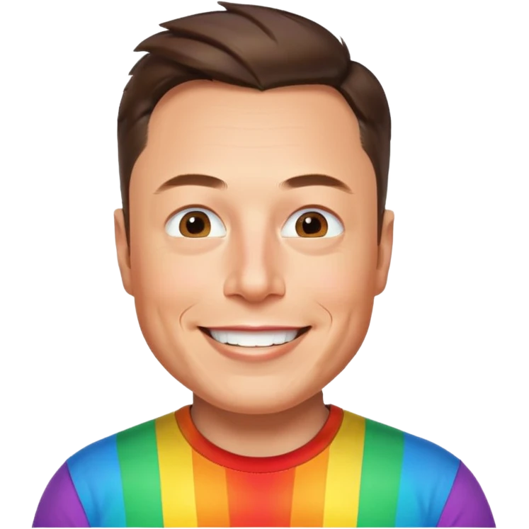 Gay elon musk emoji
