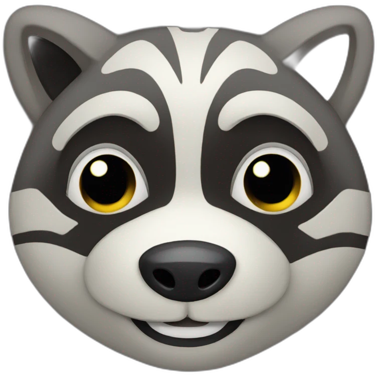 Raccooon horror emoji