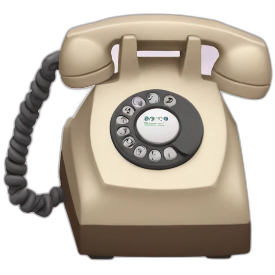 just the telephone tube, where was speak emoji