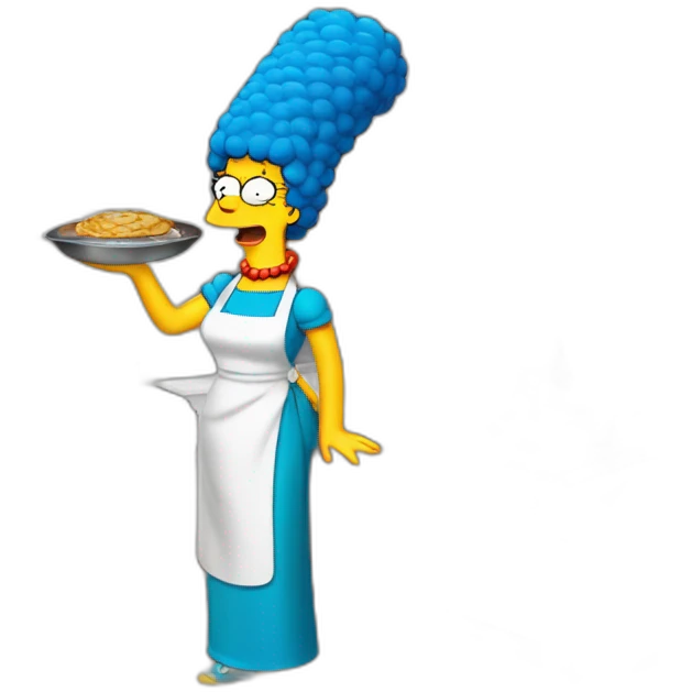 marge simpson cooking homer emoji