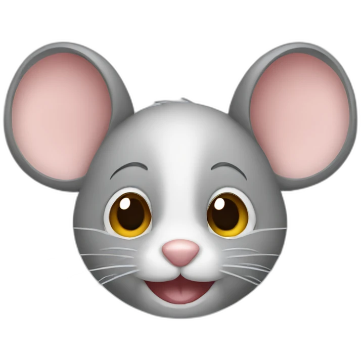 Mouse with human face emoji