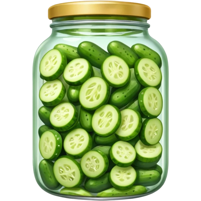 a jar of pickled cucumbers






 emoji