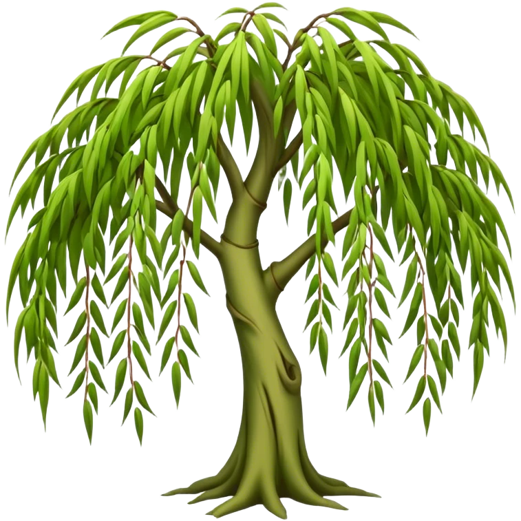 weeping willow tree emoji