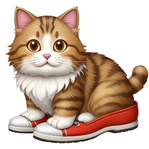 Cat wearing a shoes emoji
