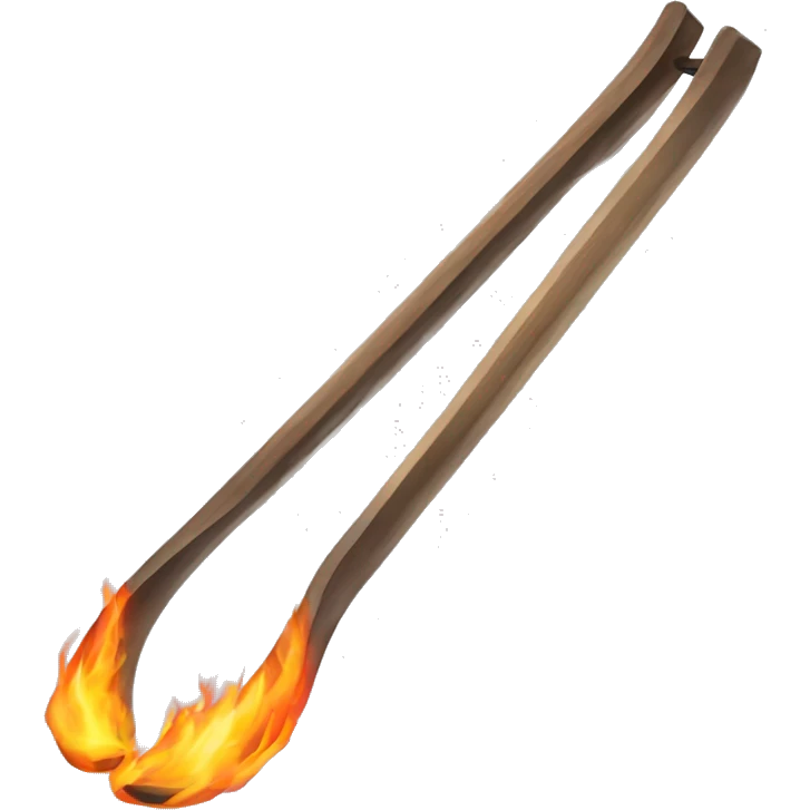 musical fire tongs emoji
