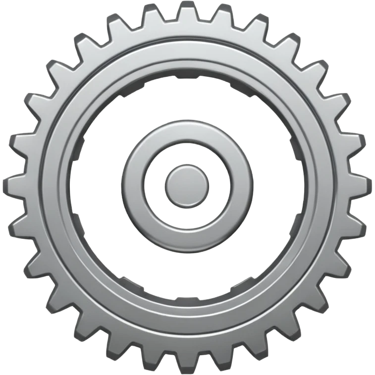 micro gear. emoji