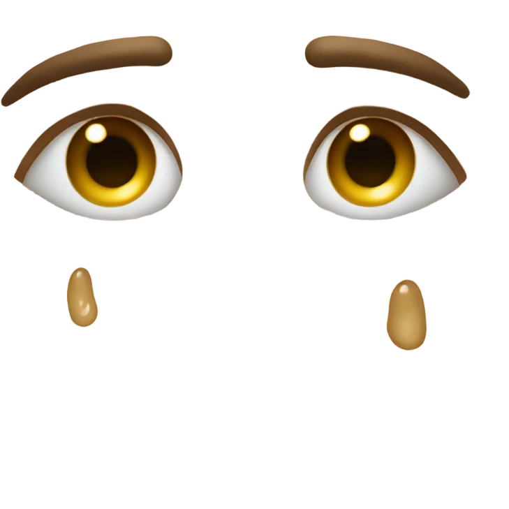 Sick with snot dripping down nose emoji