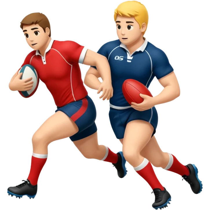 a rugby tackle emoji