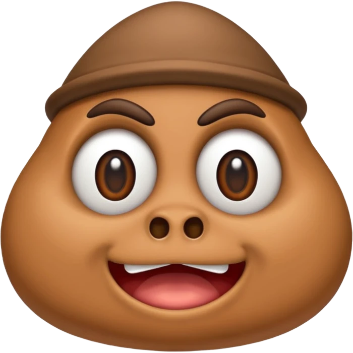 Goomba doing 😱 emoji