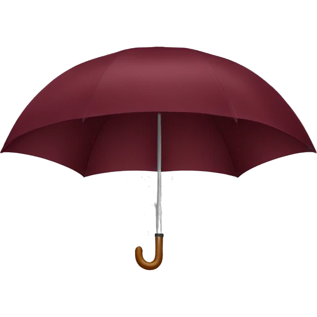 Burgundy umbrella  emoji