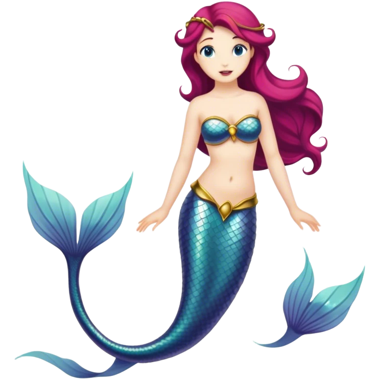 Medieval mermaid  emoji