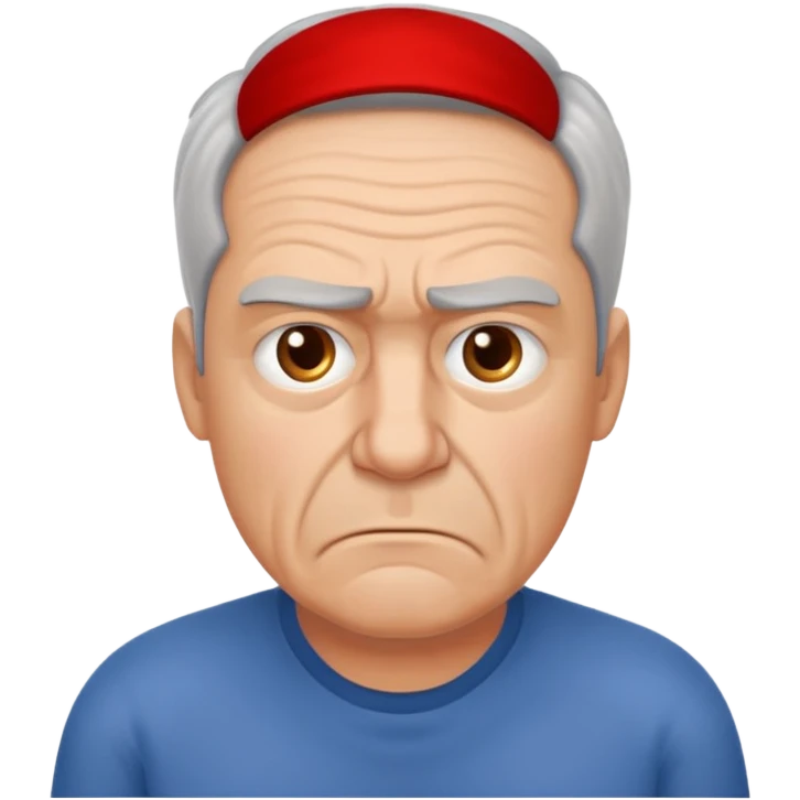 frustrated male aged 58 emoji emoji