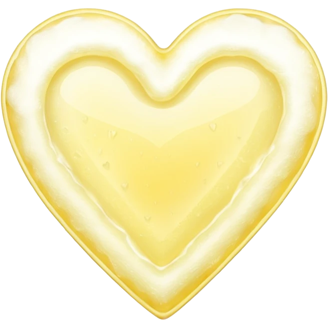 Pale Limon frost heart emoji