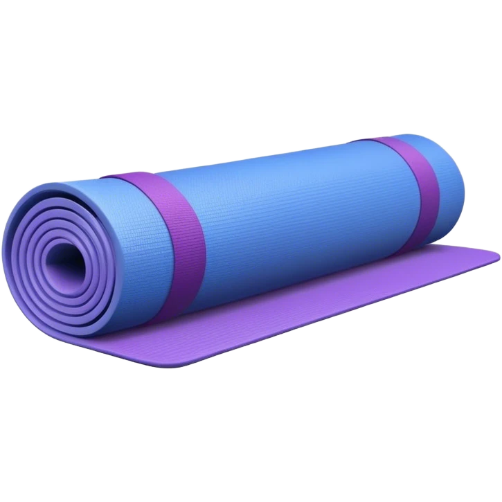  yoga mat rolled up  emoji