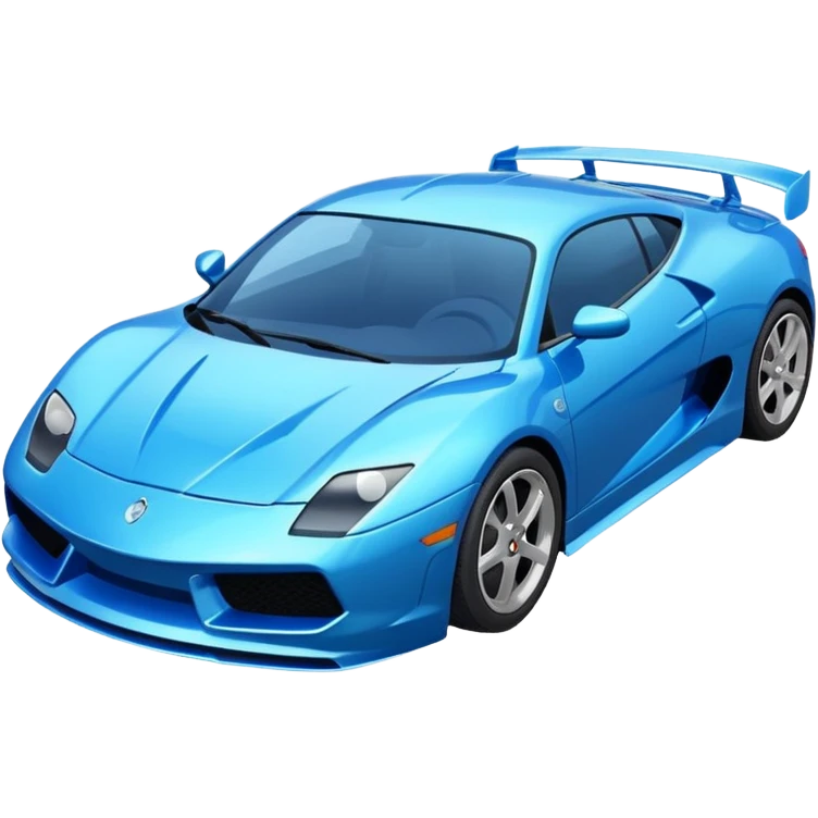blue casual car  emoji