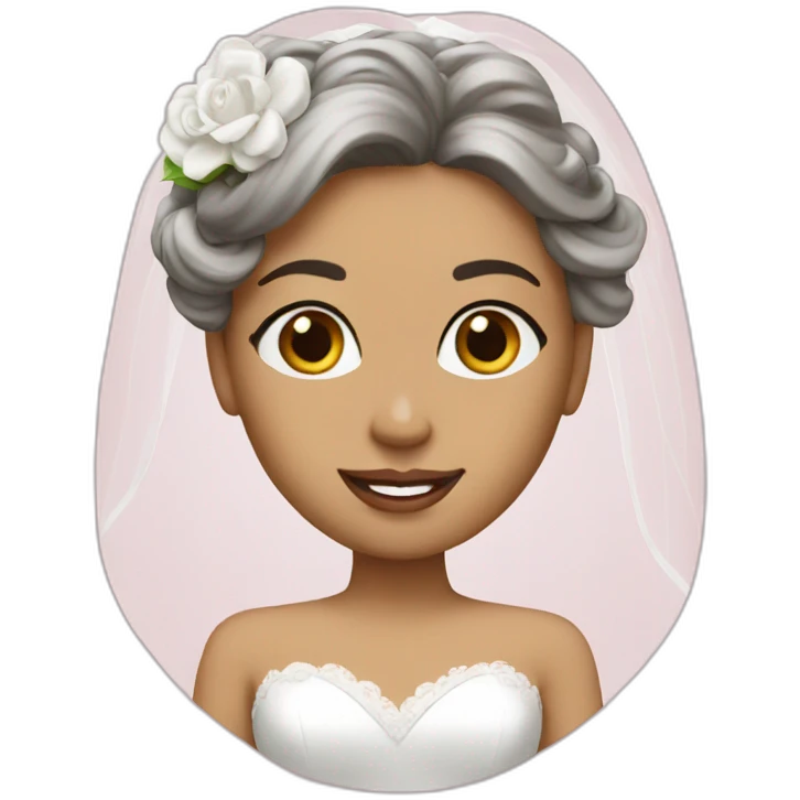 the bride emoji