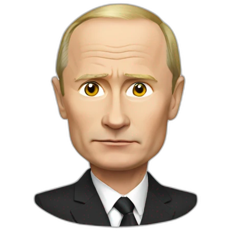 putin with red button emoji